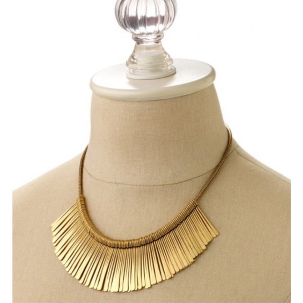 Stella&Dot Gold Essential Fringe Necklace